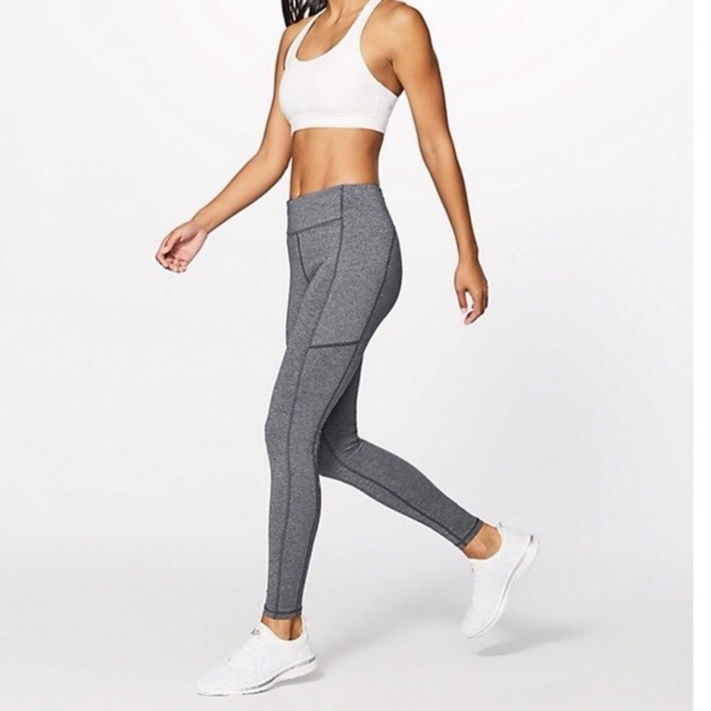 Lululemon Speed Up Tight *28" Heathered Black - Picture 3 of 9